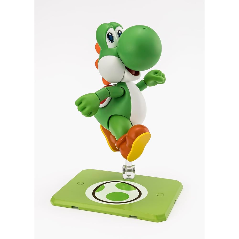 НАРОДЫ ТАМАШИИ SH. Figuarts Super Mario Йоши 110 мм Раскрашенная фигурка Действия ABS ПВХ