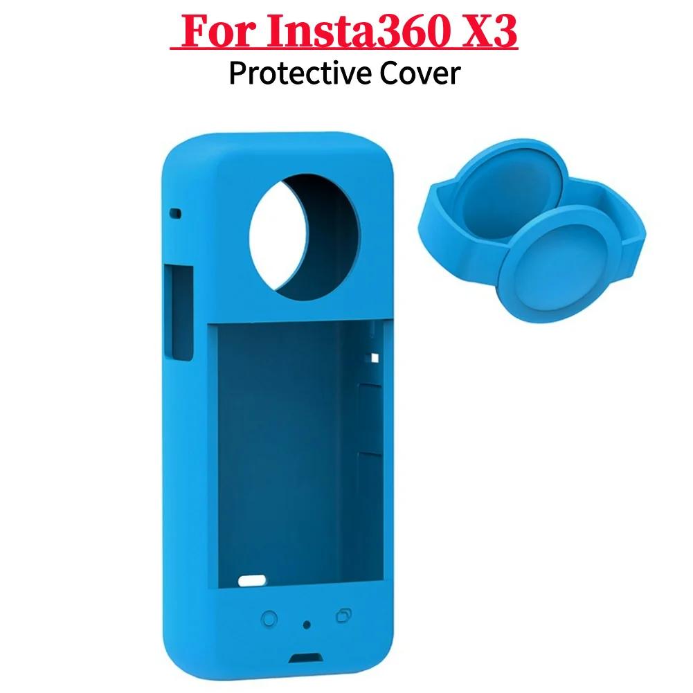 Anti-fog Snap-on Lens Cap Anti Scratch Optical Glass Lens Cap Protector for Insta360 X3 Action Camera Accessories