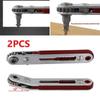 2pcs Mini Ratchet Wrench Screwdriver Set 90 Degree Offset Screwdriver Handle