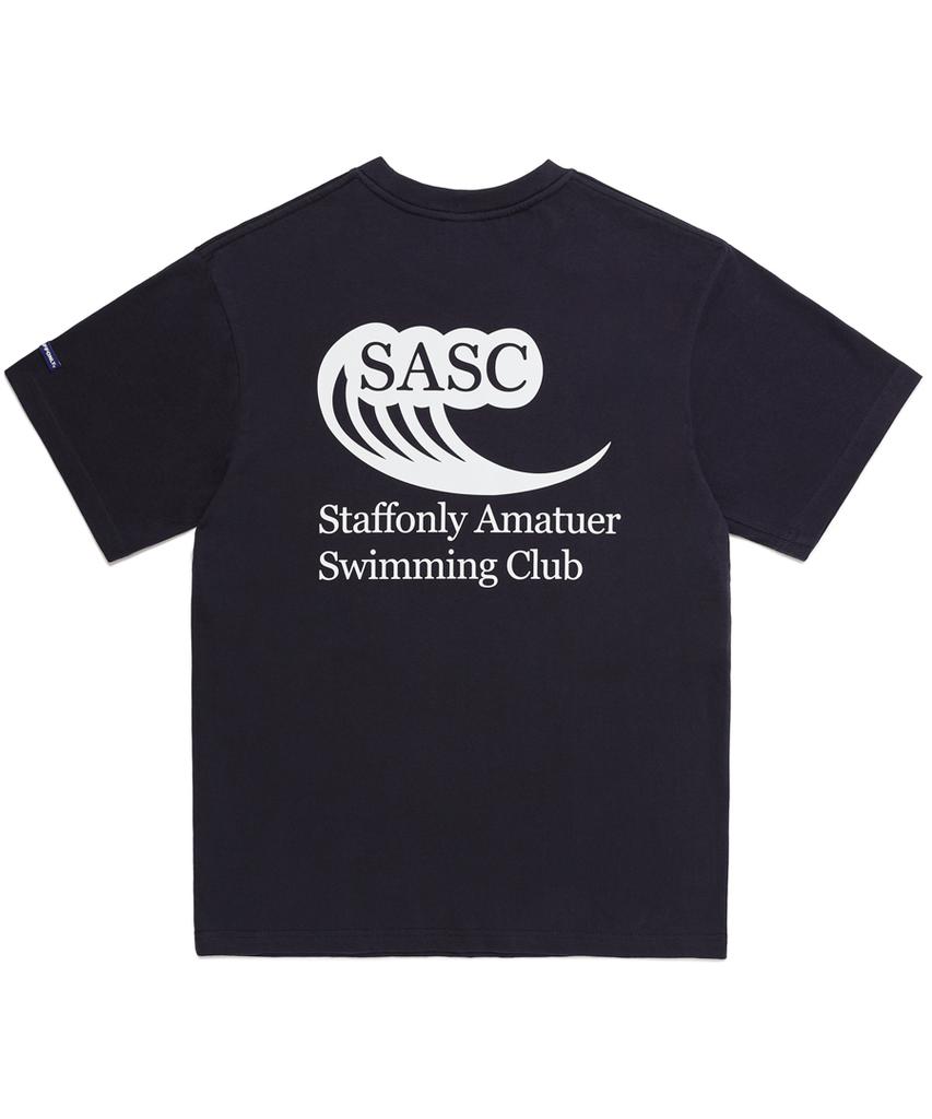 Футболка с логотипом STAFFONLY Sasc (военно-морской флот)