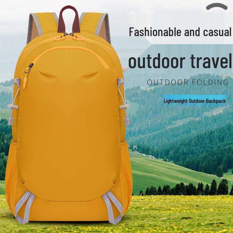 New Versatile Fashion Backpack: Casual Shoulder Bag for Outdoor Hiking, Mountaineering, and Camping.