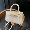 Trend Niche High-End Crocodile Pattern Handbag Bag Female Foreign Style Solid Color Shoulder Messenger Bag