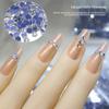 Nail Art Rhinestones Set: 1440pcs Hotfix White Round Flat Back Stones for Nail Decoration.