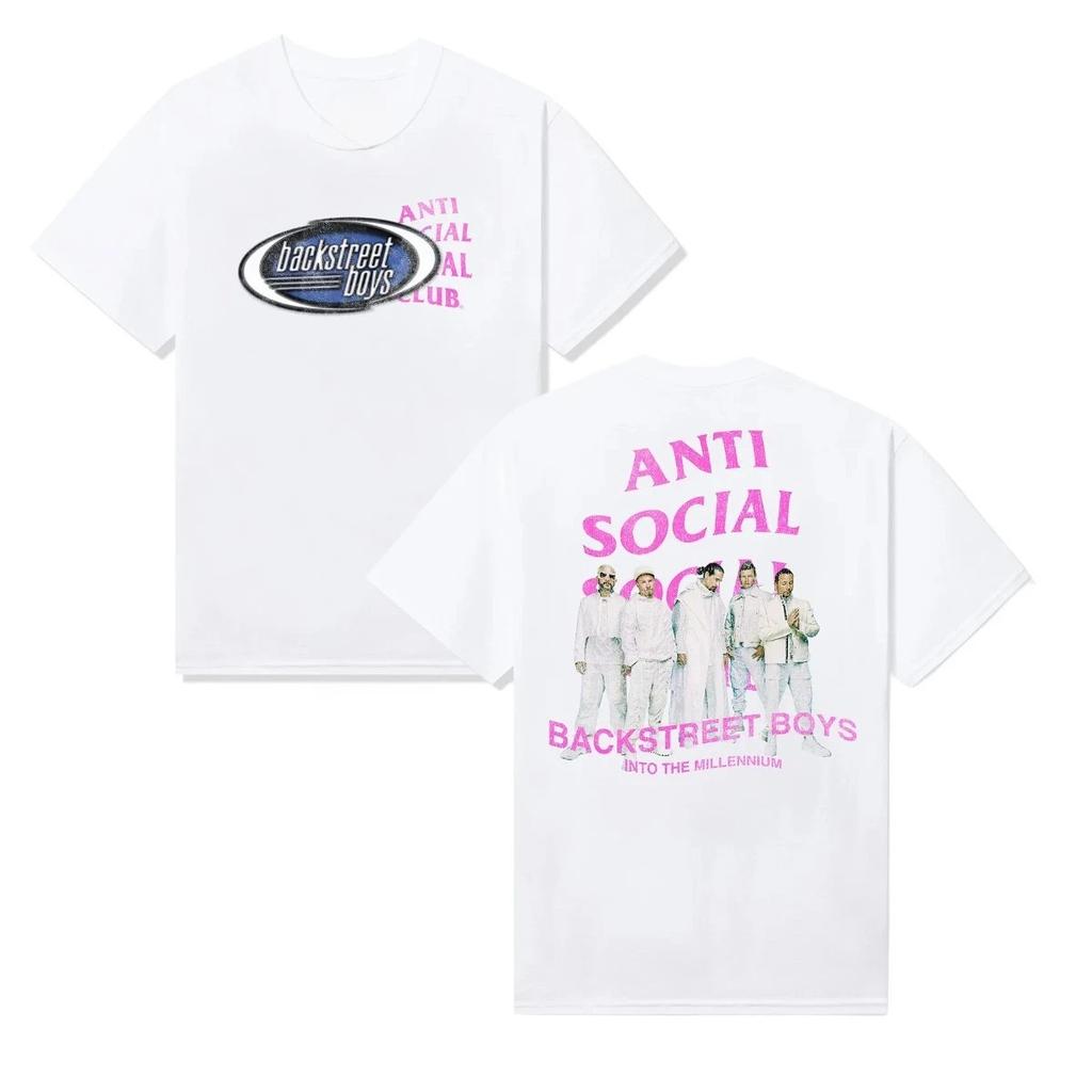 Backstreet Boys Merch At Sphere Into Millennium x Anti Social T-shirt Reprinted