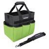 Tool Bag, Tool Storage Container, 330mm Wide X 250mm Deep X 310mm High, with Shoulder Strap, Large Capacity, 400*400D Oxford Cloth with Plasti