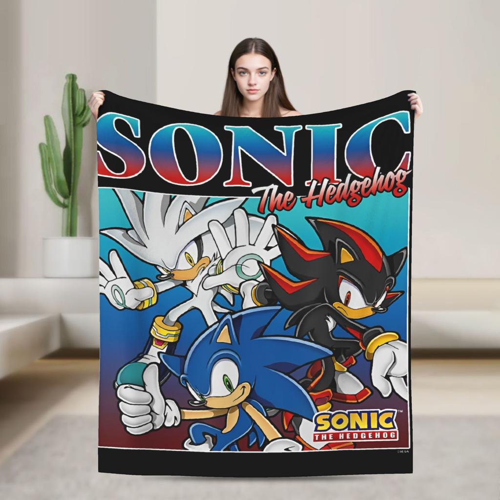 Бронированные Супер Ежик Тень Пледы Фланелевые Потрясающие Дышащие Пледы для Украшения Покрывала