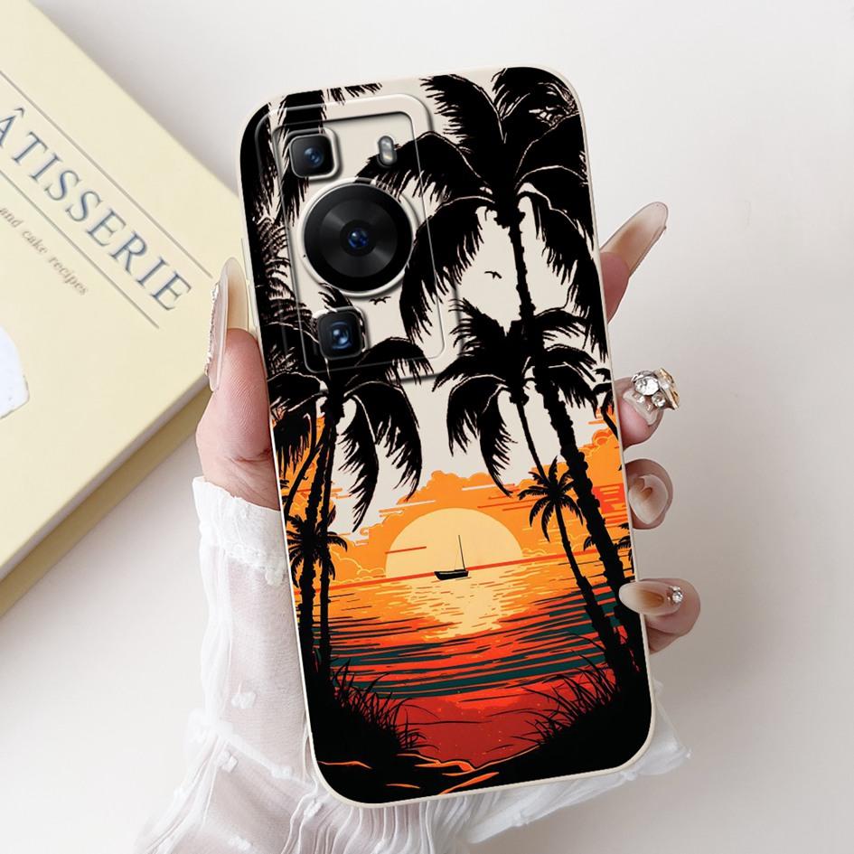 Чехол для Huawei P60 Pro MNA-LX9 Чехол Милый Мультяшный Кролик Панда Мягкий Жидкий Силикон Защитный Чехол Для HuaweiP60 P60 Art Capa