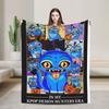 Saja Boys  Kpop Hunter Halloween Warm Soft Blankets  Camping Plush Throw Blanket Comfortable Home Decor Bedspread Sofa Bed Cover