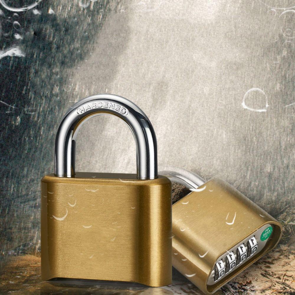 Качественные водонепроницаемые прочные закаленные нержавеющие навесные замки кодовый замок дверной замок для внутреннего наружного забора