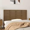 824736 vidaXL Wall-mounted Headboard Honey Brown 146x3x63 Cm Solid Pine Wood
