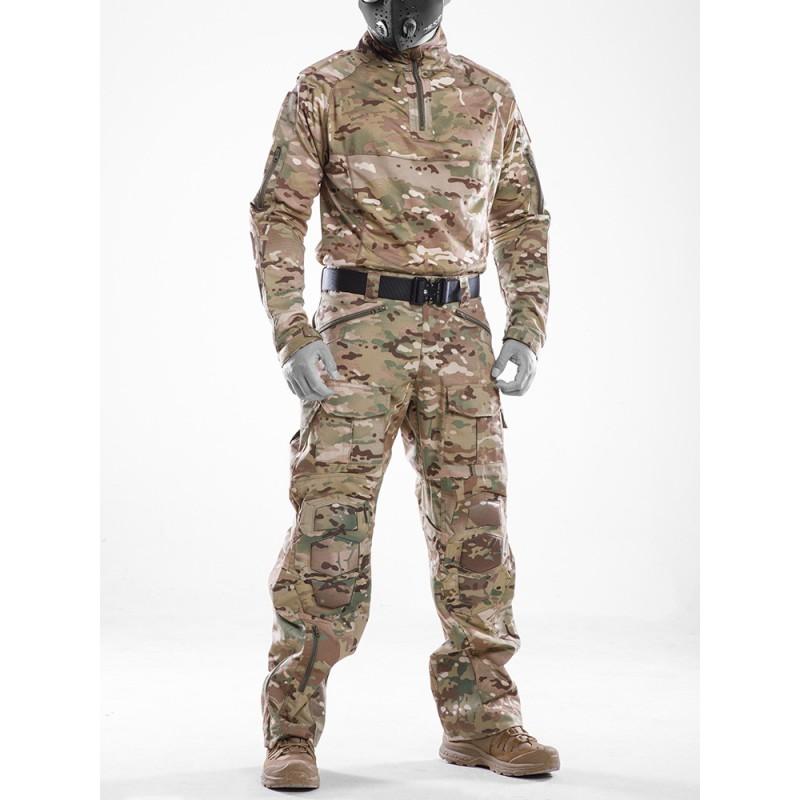 Mens Tactical Camouflage Combat Uniform Set Hiking Outdoor Training Lightweight Durable