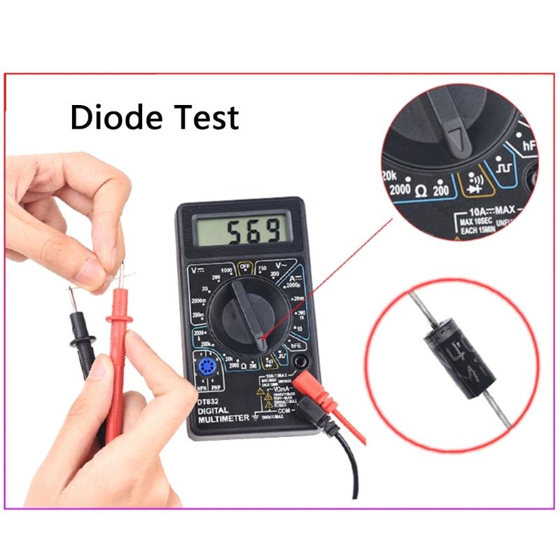 Small LCD Digital Multimeter with Frequency Counter Auto Ranging Function ABS for Electronic Repair & Maintenance