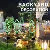 Садовые фонари на солнечной батарее Фламинго Наружный декор Водонепроницаемый газонный фонарь Подсветка для дорожек Патио Украшение Колышки Праздничные принадлежности