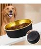 Нескользящие миски для собак, миски для кормления и питьевые фонтанчики для собак среднего и малого размера, кормушки для домашних животных из нержавеющей стали, аксессуары для домашних собак