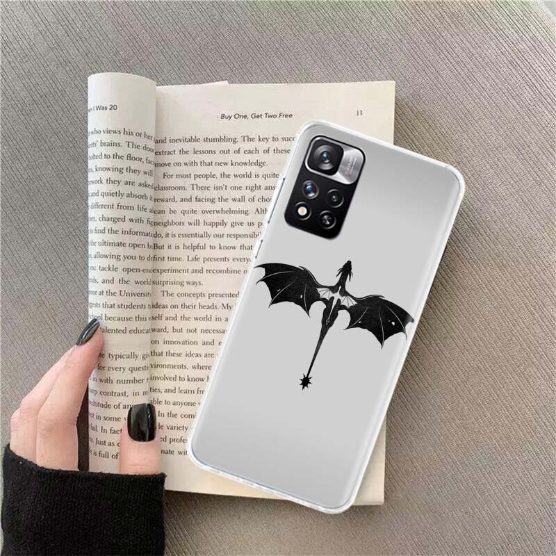 Чехол для телефона F-Fourth W-Wing Dragon для Xiaomi Redmi Note 11 12 14 13 Pro Plus 5G 14S 4G 12S 10 10S 11T Pro 11S 11E Coque Fundas T