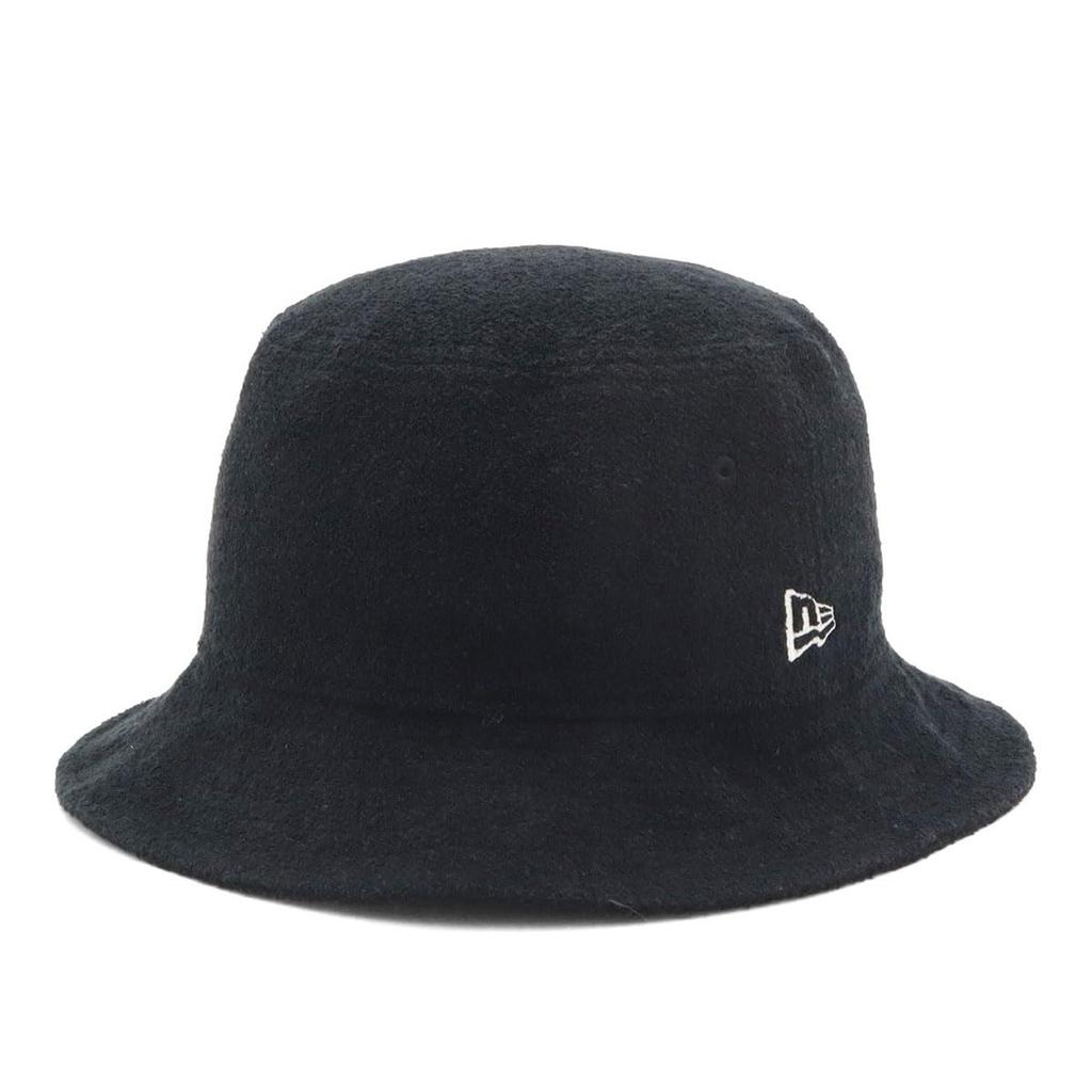 [New Era] Bucket Hat Pile Material Pile Black ML BUCKET01 PILE BLK SWHI