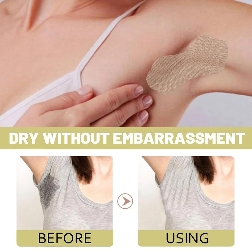 1/3/5/10PCS Sheets Self Adhesive Deodorant Sticker Sweat Absorbing Armpit Sweat Pads Sticker Underarm Sweat Pads Breathable Armpit Pads