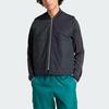 Adidas Мужской жилет Originals Solid Color Logo Zip с черными жилетами IR7735