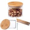Glass Food Container Spices Loose with Lid Jar