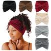 Bohemian Elastic Non-Slip Yoga Headband - Colorful Sweat-Absorbent Women's Accessory