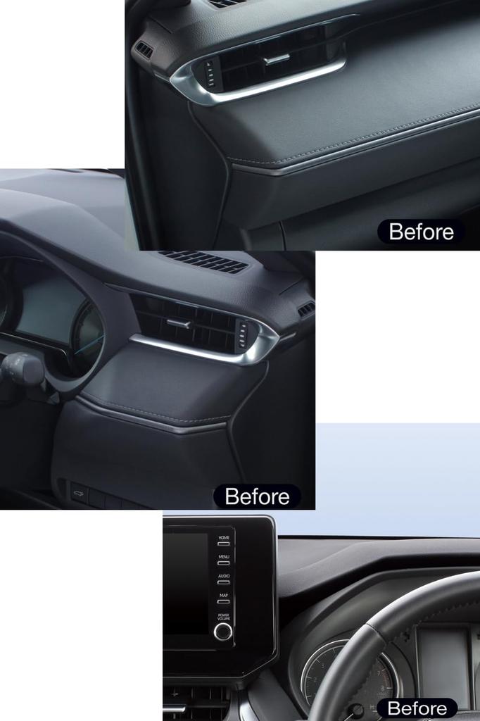 Tsuchiya Yac Набор подстаканников для напитков для кондиционера для водителя и пассажира Включает держатель для смартфона и для автомобиля Toyota Harrier серии 80, специфичный для модели