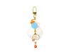 [BT21] Solomon Shoji Metal Dangle Keychain, Fur Keyring with Balloon Design, Fluffy, Baby, Cute, Chibi, Gift (RJ)