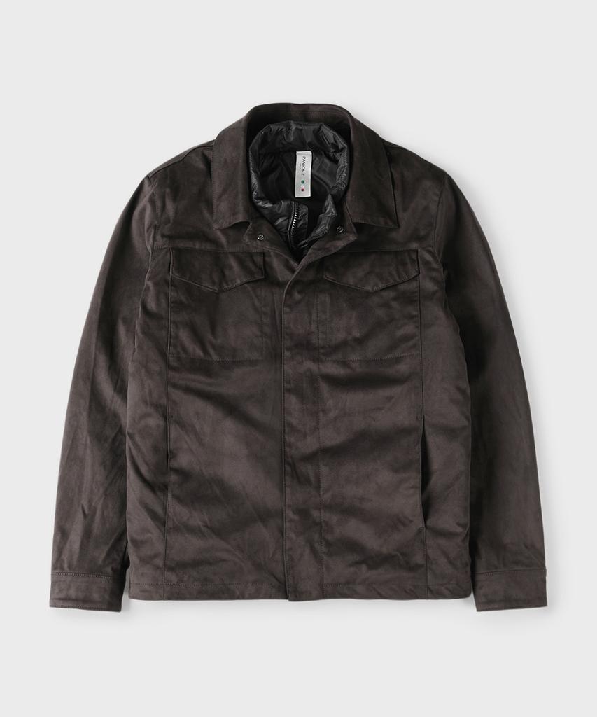 Джинсовая куртка Panicale Dark Brown Piu Suede