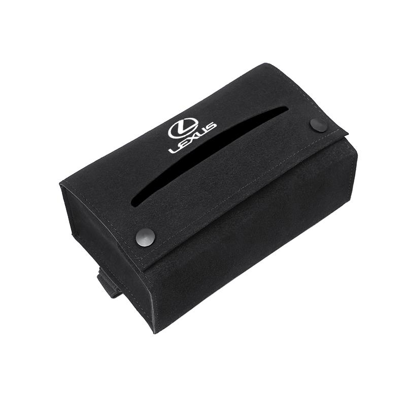 Car Tissue Storage Box Napkin Paper Bag Interior Accessories For Lexus IS250 IS200 NX300h Ct200h RX450 NX ES300h GS350 LX600h UX
