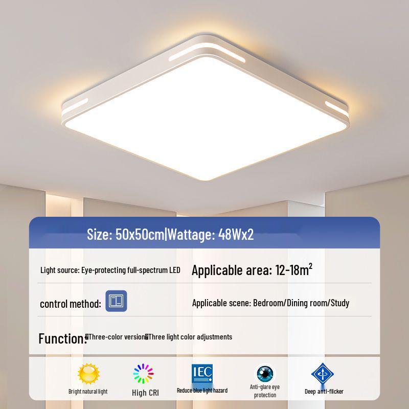 Светодиодный потолочный светильник: Ультратонкое, современное круглое освещение для гостиной, спальни, столовой и кабинета