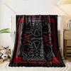 1PC Owl totem black keys symbols Print Adult Child Warm Blankets Home Travel Car Soft Comfortable Suitable for all seasons