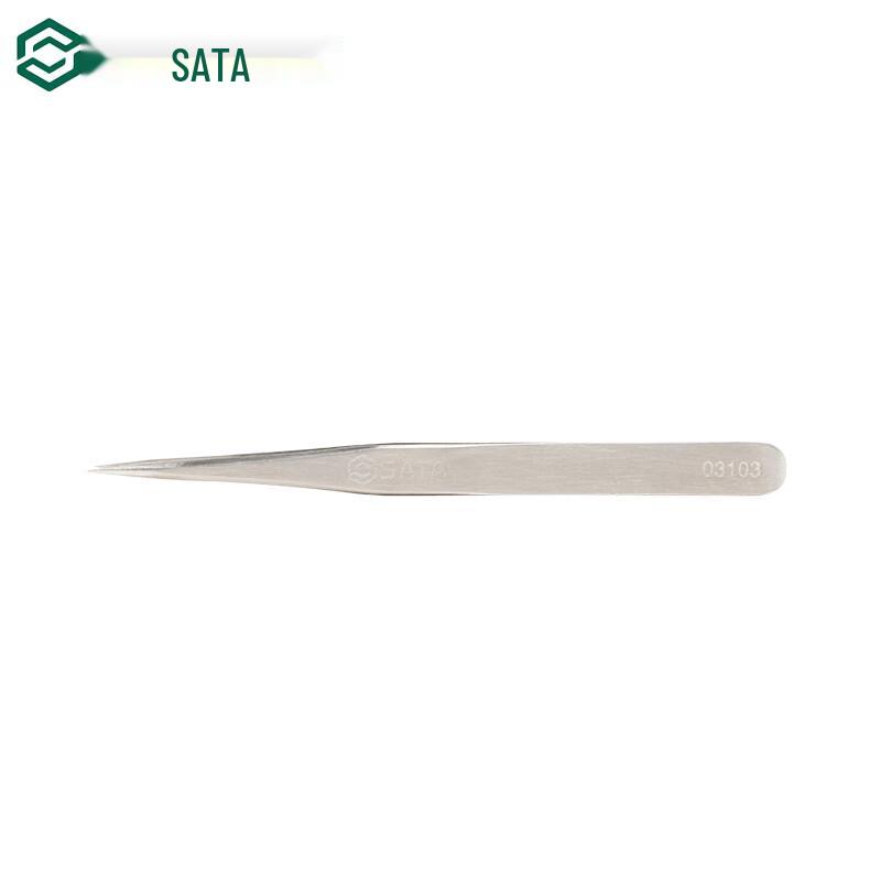 SATA Precision Point Tweezers 115mm