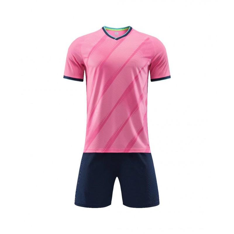 Customizable Soccer Jersey Set Men Women Kids Training Match Sport Uniform Breathable Synthetic Fabric