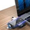 Многофункциональное устройство чтения карт USB 3.0 Type-C с OTG 2.0 для телефона и компьютера Android, поддержка дисков SD/TF/U