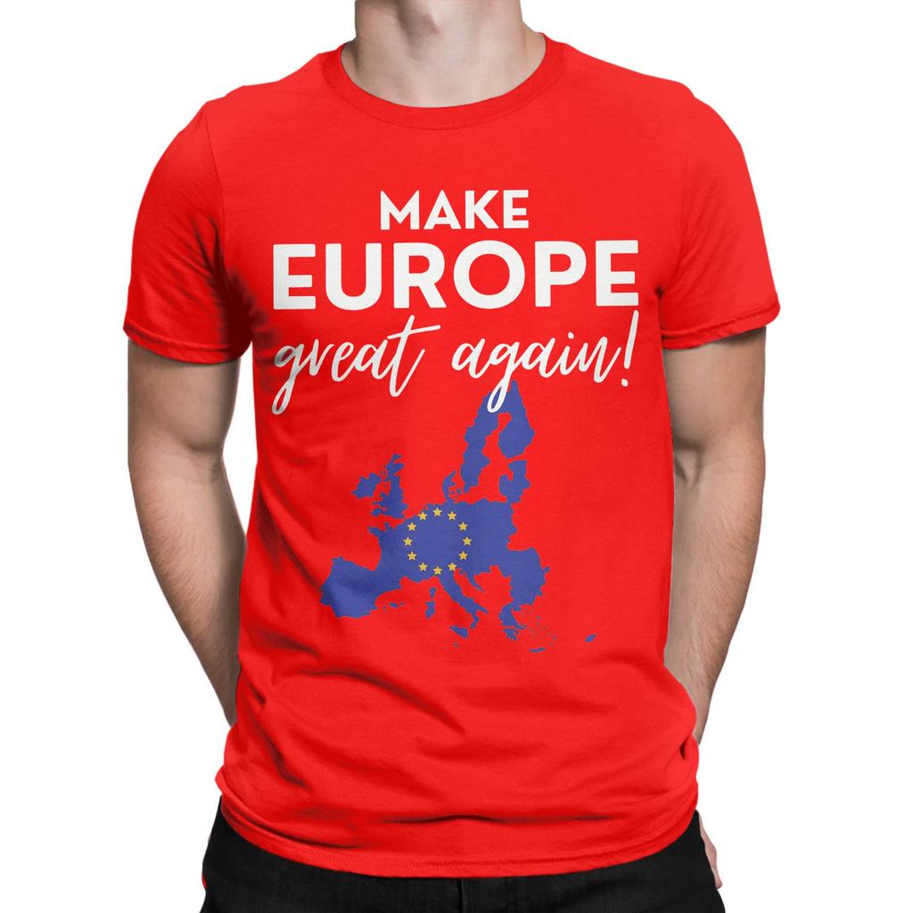 Новое поступление Make Europe Great Again футболка унисекс 100% хлопок футболка с коротким рукавом одежда