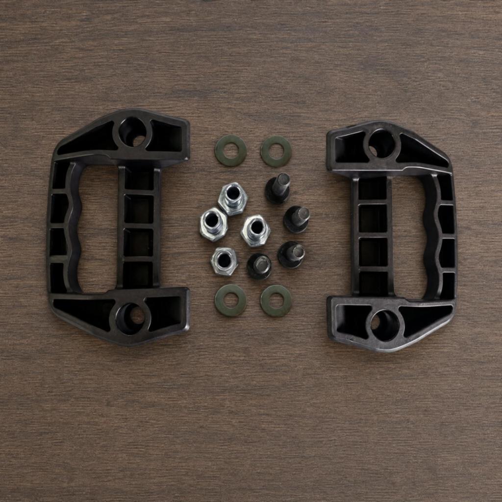 2 Pieces Cargo Base Kit Easy to Install Snowmobile Accessory Molded