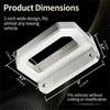Sturdy Front Tow Attachment For 2500 Models Constructed From Long Lasting Aluminum With Detachable D Loop