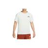 Dri-FIT Trail Solar Chase Breathable, Sweat-Wicking Quick-Dry Running T-Shirt With Raglan Sleeves Men Tops Summit-White DV9306-121