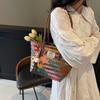 Handwoven Bag Women's New Summer Versatile Shoulder Underarm Bag Portable Vegetable Basket Bag