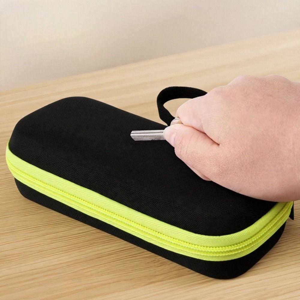 Anti-fall Razor Storage Case Shockproof Splash Proof EVA Storage Box with Lanyard Compact for Philips One Blade QP series