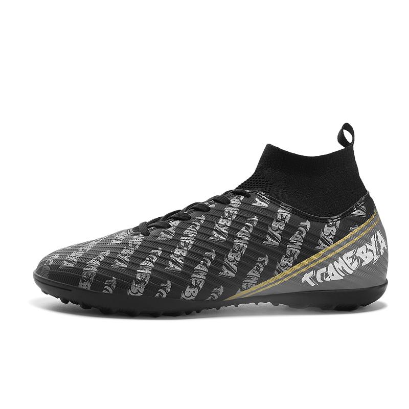 2025 Fashion Men's Football Shoe Association Quick Five Up Football Nail Anti Slip Professional Ultra Light Training Football Bo