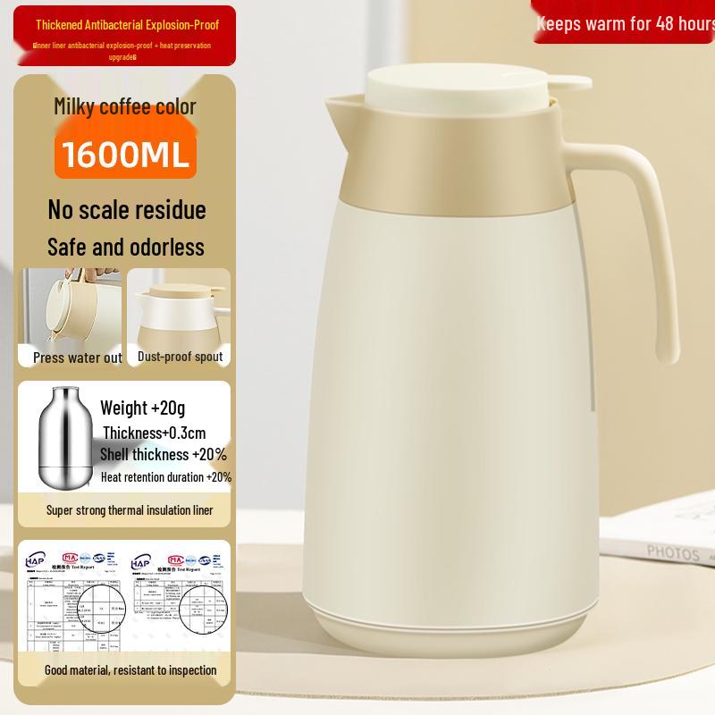 2026 Large Capacity Insulated Water Bottle and Warm Pot