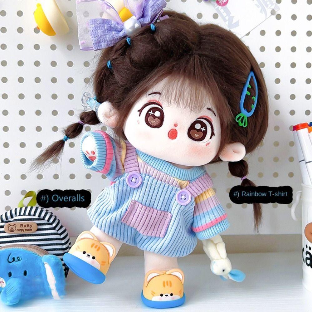 Fashion 20cm Cotton Doll Clothes Dressing Game DIY Doll's Accessories Trendy Replacement Outfit