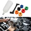 Car Oil Filling Funnel Set Change Tool No Spills Dispenser with 6 Adapters