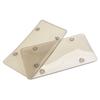 2 Pack Car License Plate Tinted Tag Shield Cover Plastic Clear Protector Car License Plate Frame  Exterior Accessories