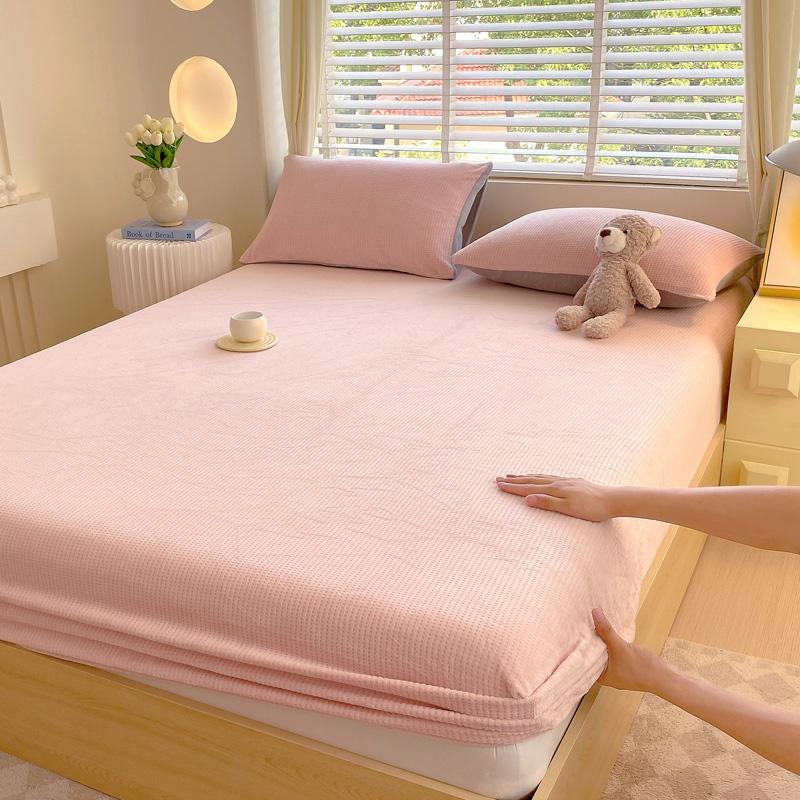 Однотонное покрывало на кровать бархатная простыня на резинке теплое простыня для кровати приятное к коже постельное белье зимние простыни простыня(Наволочка Нужен заказ)