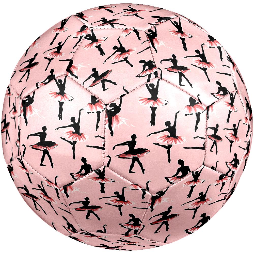 ballet Theme Size 5 Soccer Ball, Suitable for Both Indoor and Outdoor Matches, a Gift Suitable for Everyone.