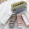Органайзер для шкафа, сортировочные коробки, бытовая корзина для хранения, 5 отделений, коробка для хранения нижнего белья и носков, пластиковый разделитель для ящика, настольный аксессуар
