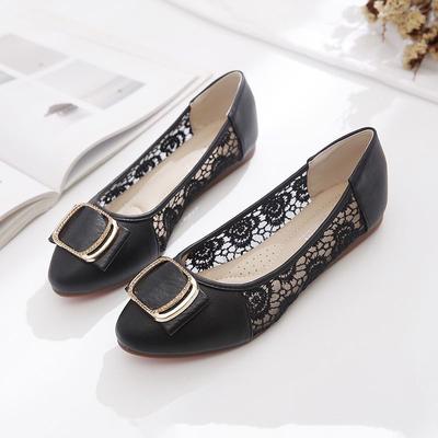 Одиночные женские летние сетчатые дышащие сандалии, туфли-бобы, нескользящие туфли на плоской подошве с мягкой подошвой