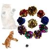 5 Pcs Cats Crinkle Paper Balls Safe Balls for Kitten Cats Interactive Cats Toy Crinkle Balls Colorful Toy