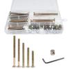 Socket Head Screws,24 Set M6 Bolts And Nuts Kit, M6 X 40mm/ 50mm/ 60mm/ 70mm/ 80mm ,Crib Screws Hardware Replacement Kit